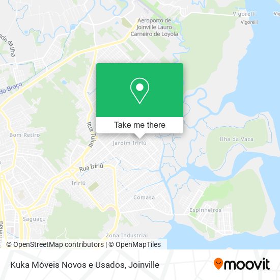 Mapa Kuka Móveis Novos e Usados