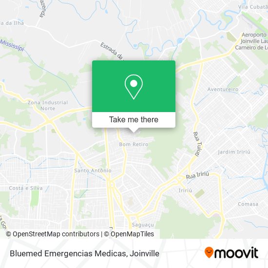 Bluemed Emergencias Medicas map