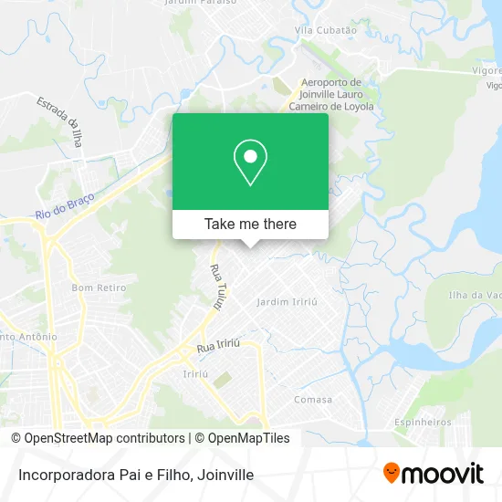 Incorporadora Pai e Filho map