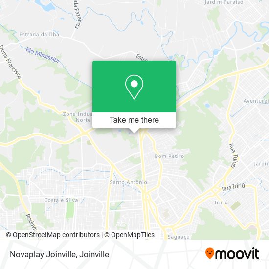 Novaplay Joinville map