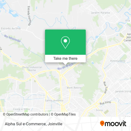 Alpha Sul e-Commerce map