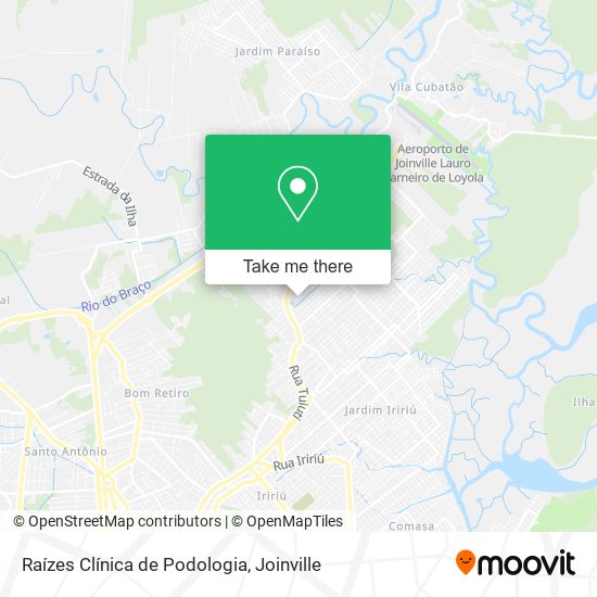 Raízes Clínica de Podologia map