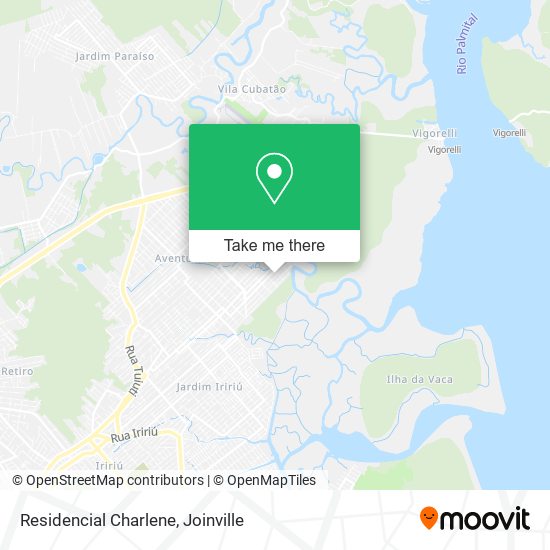 Residencial Charlene map