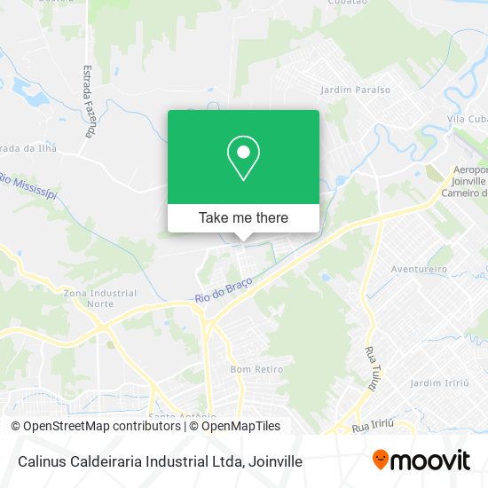 Mapa Calinus Caldeiraria Industrial Ltda