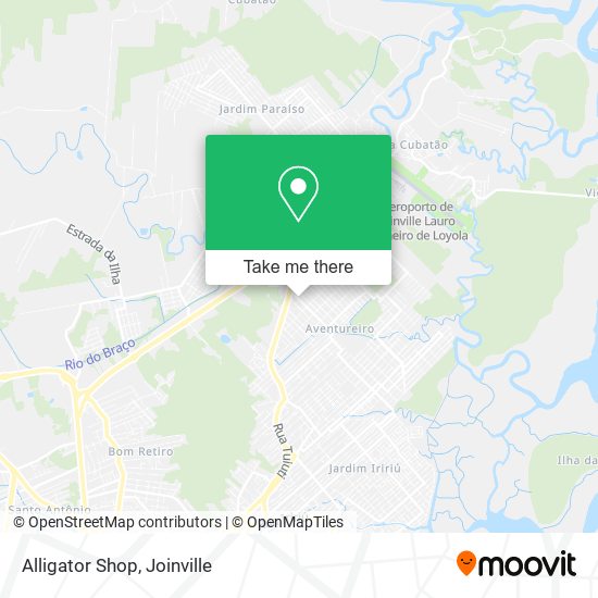 Mapa Alligator Shop