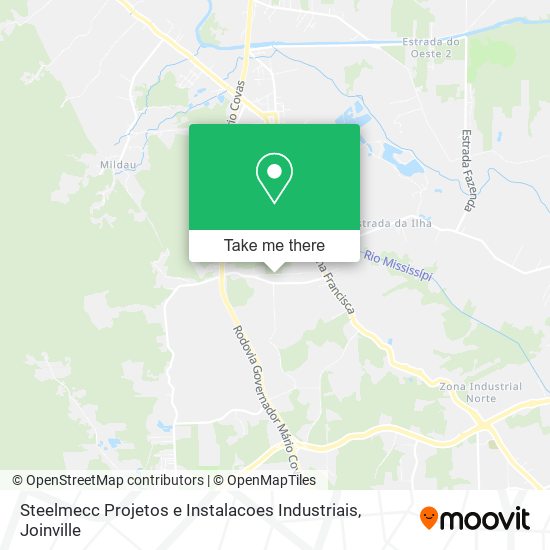 Steelmecc Projetos e Instalacoes Industriais map