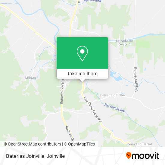 Baterias Joinville map