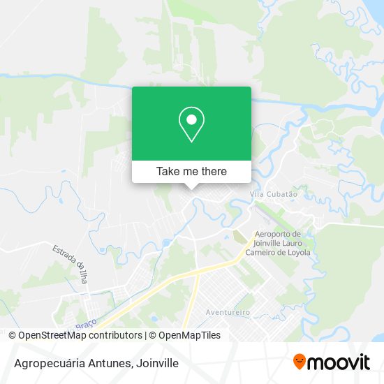 Agropecuária Antunes map