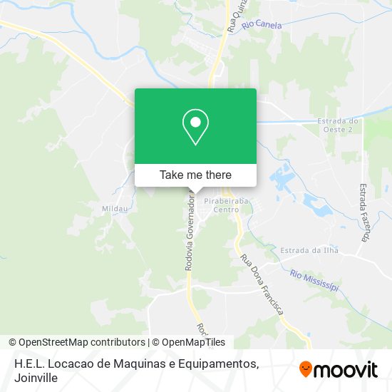 H.E.L. Locacao de Maquinas e Equipamentos map
