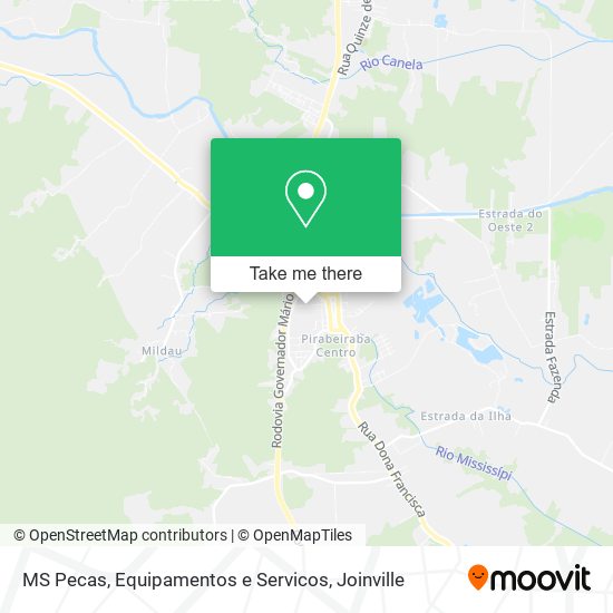 MS Pecas, Equipamentos e Servicos map
