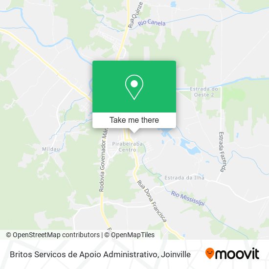 Britos Servicos de Apoio Administrativo map