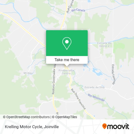 Krelling Motor Cycle map