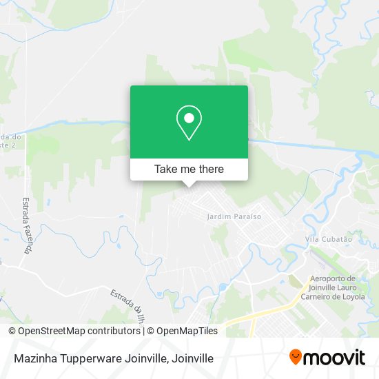 Mazinha Tupperware Joinville map