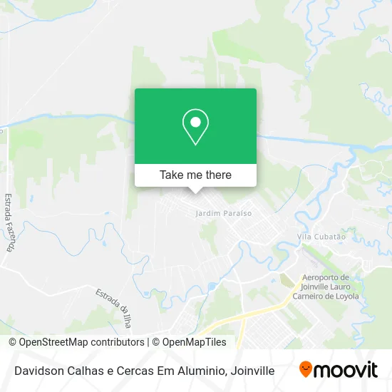 Davidson Calhas e Cercas Em Aluminio map