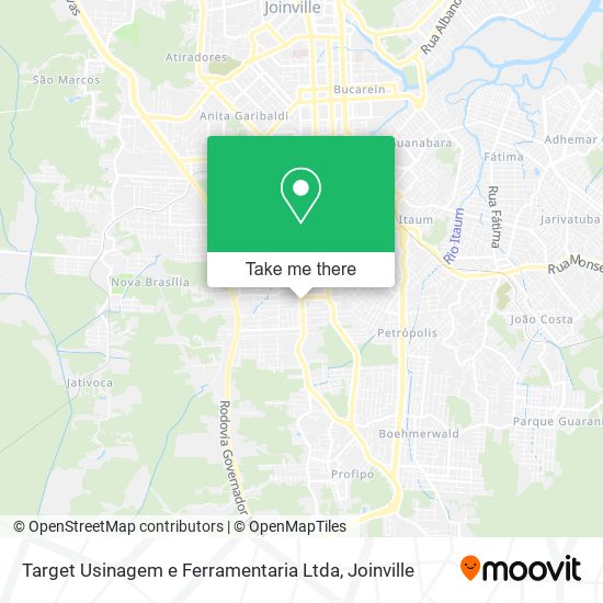 Target Usinagem e Ferramentaria Ltda map