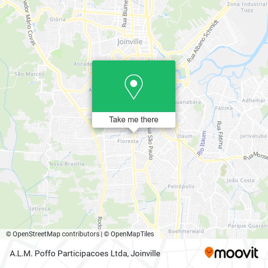 A.L.M. Poffo Participacoes Ltda map