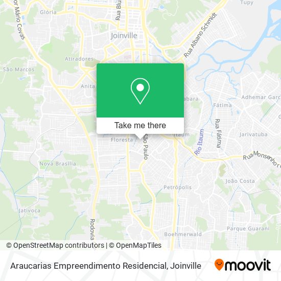 Araucarias Empreendimento Residencial map