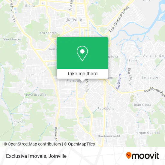 Exclusiva Imoveis map