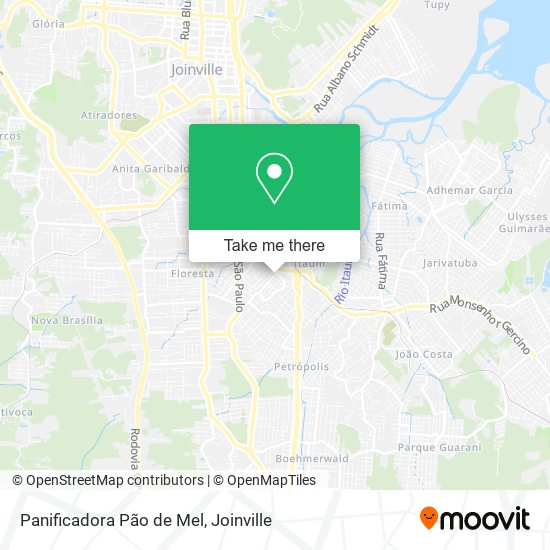Panificadora Pão de Mel map