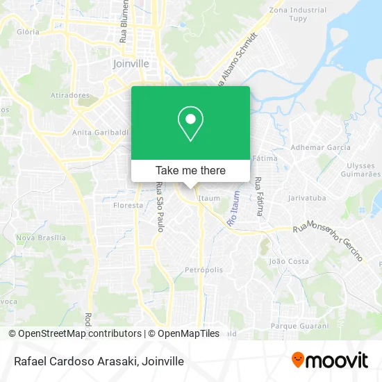 Rafael Cardoso Arasaki map