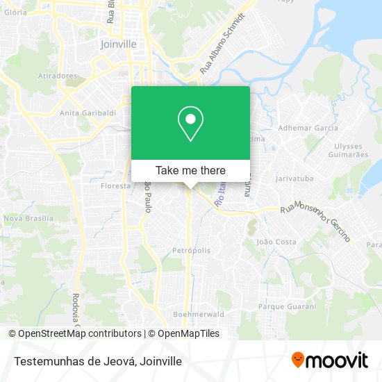 Testemunhas de Jeová map