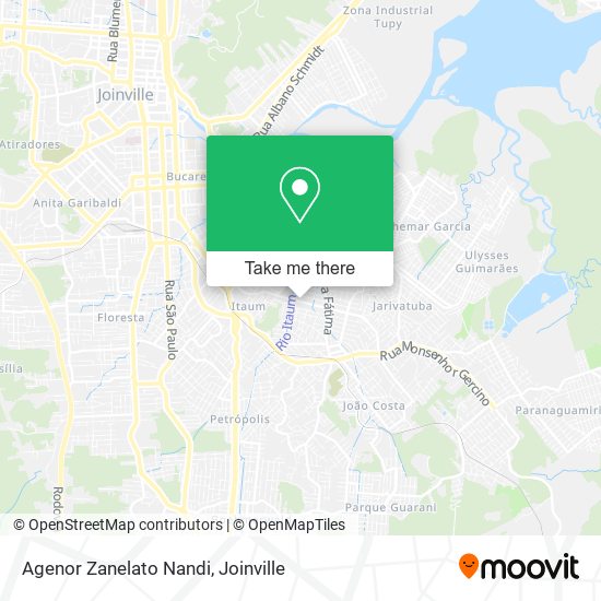 Agenor Zanelato Nandi map