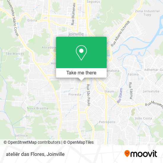 ateliêr das Flores map