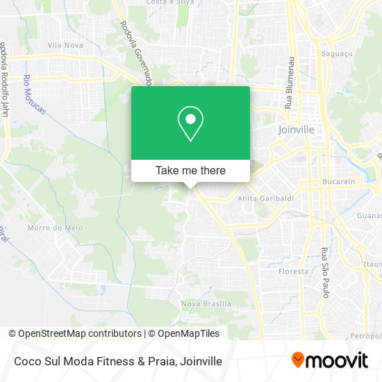 Coco Sul Moda Fitness & Praia map
