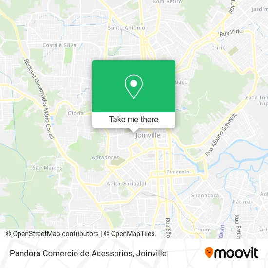Pandora Comercio de Acessorios map