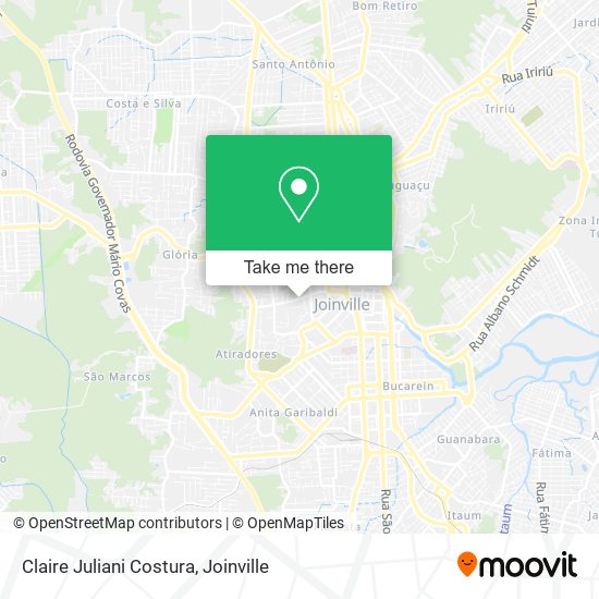 Claire Juliani Costura map
