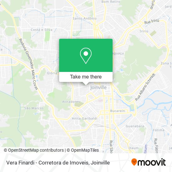 Mapa Vera Finardi - Corretora de Imoveis