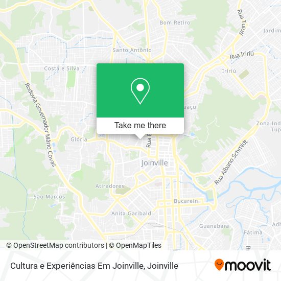 Cultura e Experiências Em Joinville map