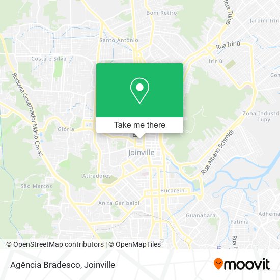 Agência Bradesco map