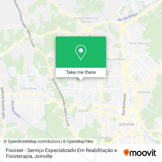 Fisioser - Serviço Especializado Em Reabilitação e Fisioterapia map