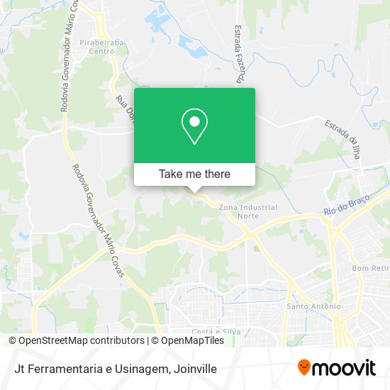 Jt Ferramentaria e Usinagem map