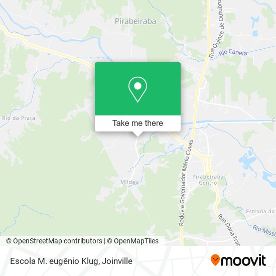Escola M. eugênio Klug map
