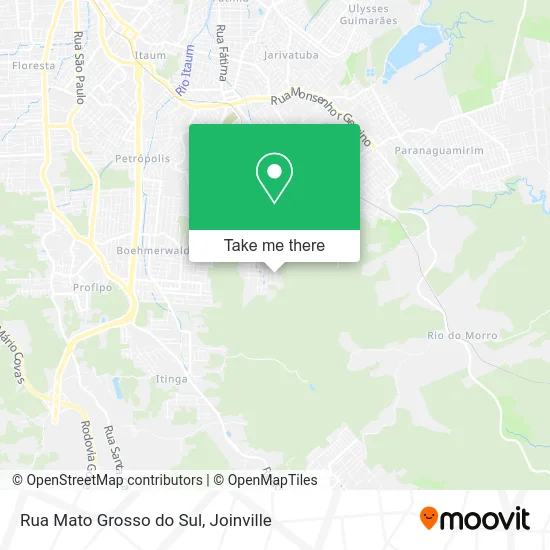 Rua Mato Grosso do Sul map