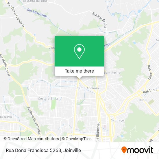 Rua Dona Francisca 5263 map
