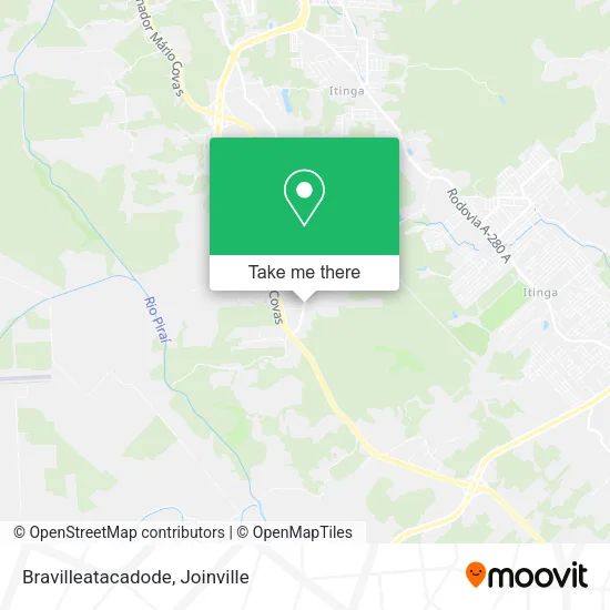 Bravilleatacadode map