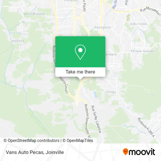 Vans Auto Pecas map