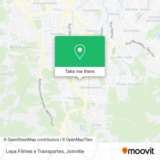 Lepa Filmes e Transportes map