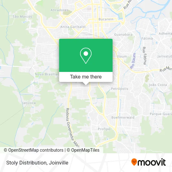 Stoly Distribution map