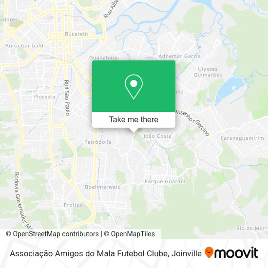 Associação Amigos do Mala Futebol Clube map