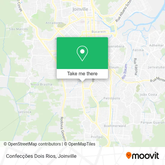 Confecções Dois Rios map