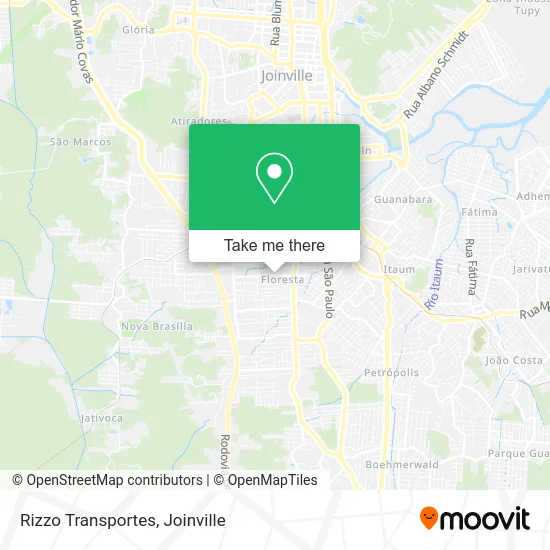 Rizzo Transportes map