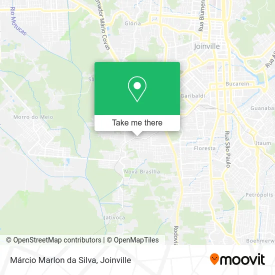 Márcio Marlon da Silva map