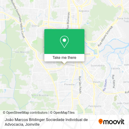 João Marcos Bitdinger Sociedade Individual de Advocacia map