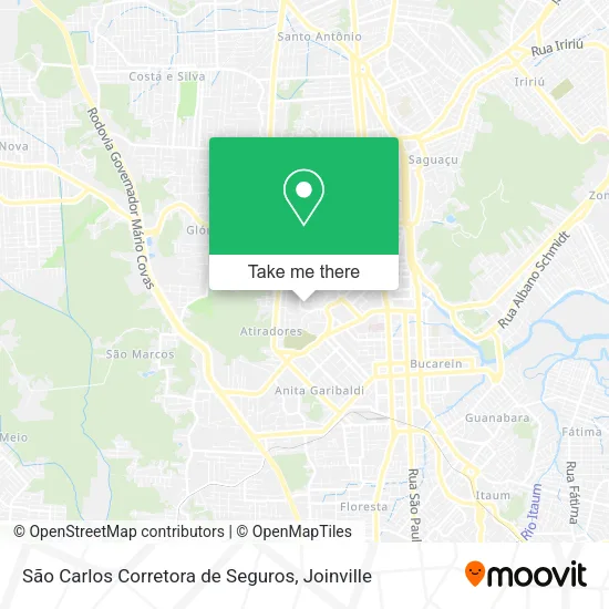 São Carlos Corretora de Seguros map