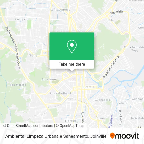 Ambiental Limpeza Urbana e Saneamento map
