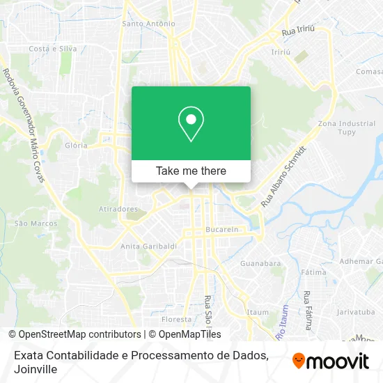 Exata Contabilidade e Processamento de Dados map